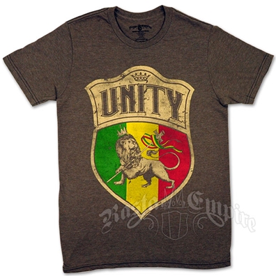 Unity & Lion of Judah Heather Brown T-Shirt - Men's