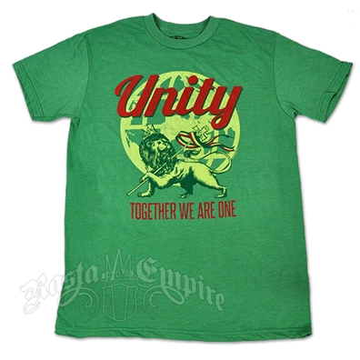 Unity & Lion of Judah Heather Green T-Shirt - Men’s