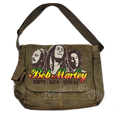 Bob Marley Roots Rock Reggae Messenger Bag