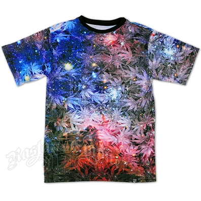 Cosmic Cannabis Allover T-Shirt - Men's