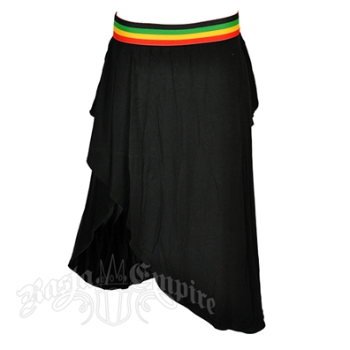 Reggae Rasta Pattern Print Women Long Robe