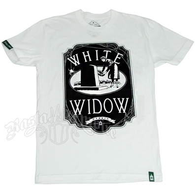 Cannabis Strain White Widow White T-Shirt - Men's