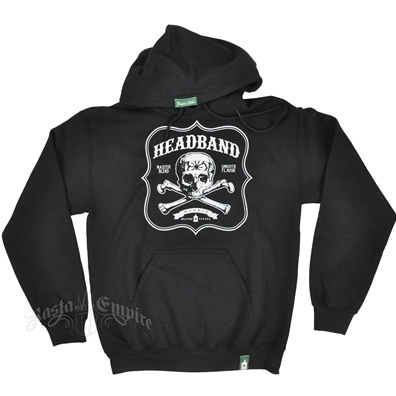 Headband Black Hoodie - Men's