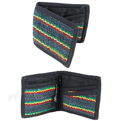 Rasta Hemp/Cotton Wallet