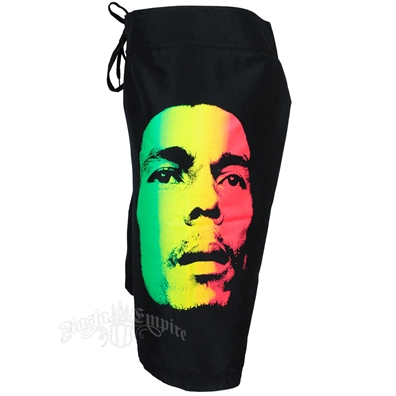 Bob Marley Face board shorts