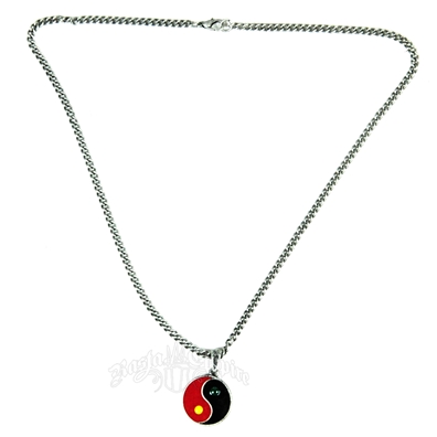 Rasta Ying Yang Necklace