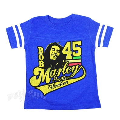 Bob Marley 45 Blue Athletic Shirt - Toddler's