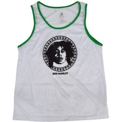 Bob Marley Pot Ring Face Basketball Jersey - Men's 