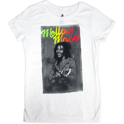 Bob Marley Mellow Mood White T-Shirt - Women's
