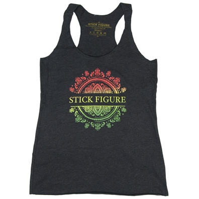 Stick Figure Vines Gray tank Top - Women's