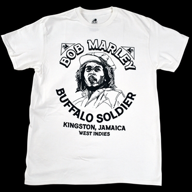 Hommes Reggae Visage Jamaica Weed Spliff Trojan Records Haut Trojan Bob Marley T-Shirt 