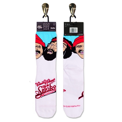 Cheech & Chong Up in Smoke 40th Anniversary White Socks