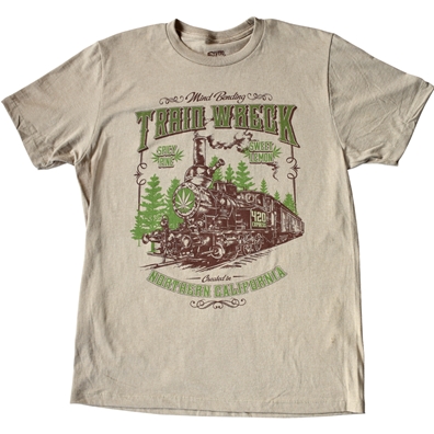Seven Leaf Train Wreck Strain T-Shirt - Men's