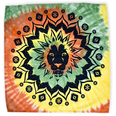 JahRoots Lion Tie Dye Bandana