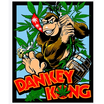 Seven Leaf - Dankey Kong Strain 4"x5" Sticker