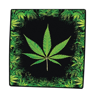 Weed Leaf Throw Blanket