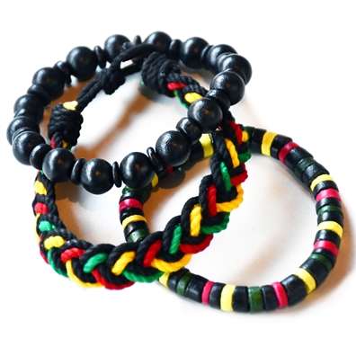 Neuf 30 en 1 Bob Marley Rasta Jamaïque Reggae Mixte Bagues Colliers Bracelets 