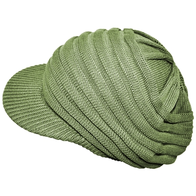 RINGS STYLE COTTON CAP - OLIVE