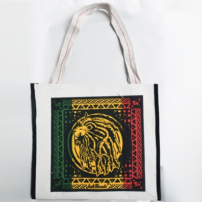 Rasta and Reggae Jah Roots Lion of Judah Tote Bag