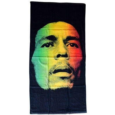 Bob Marley Rasta Face Beach Towel