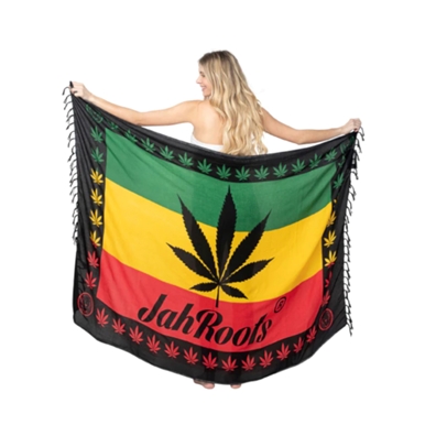 Marijuana Leaf Rasta Sarong