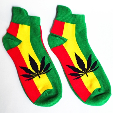 Rasta and Reggae Natural Mystic Ankle Socks