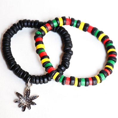 Chosano  African Rasta Color Beads Bracelet  Accessories  1