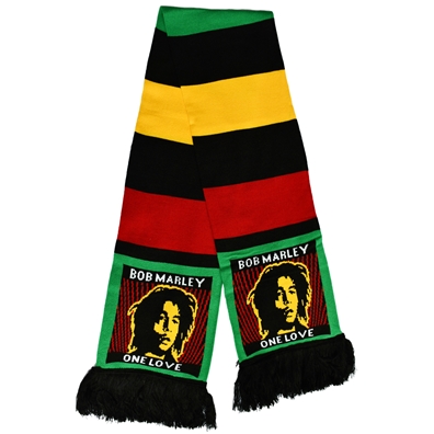 Bob Marley One Love Portrait Scarf