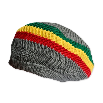 Tam Headwear - Grey Rasta Stripe