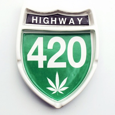 Highway 420 Sign Ashtray