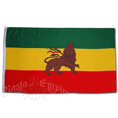 Rasta Lion Flag
