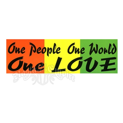 1 People 1 World 1 Love Sticker