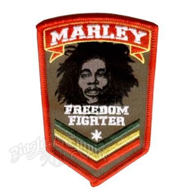 Bob Marley Freedom Fighter Patch