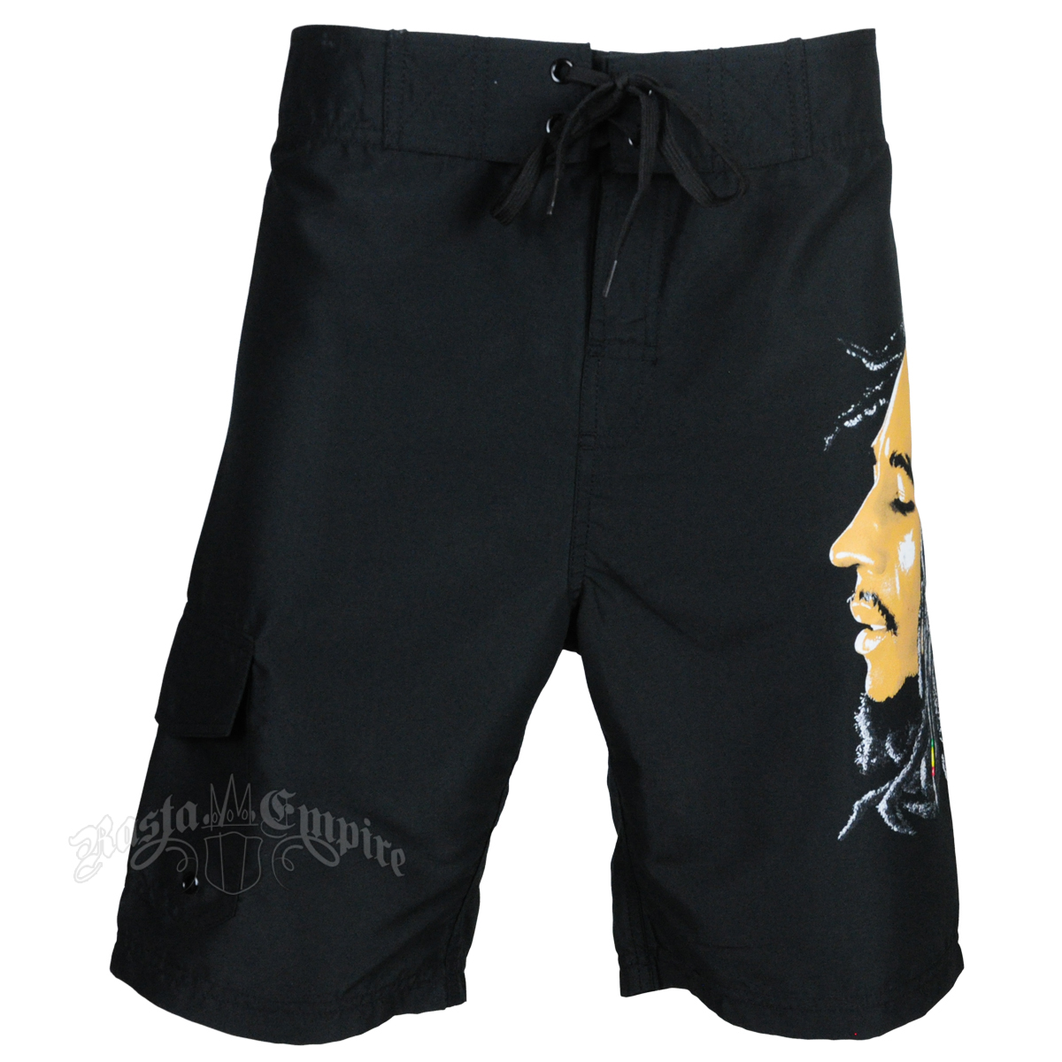 Bob Marley Profile Board Shorts @ RastaEmpire.com