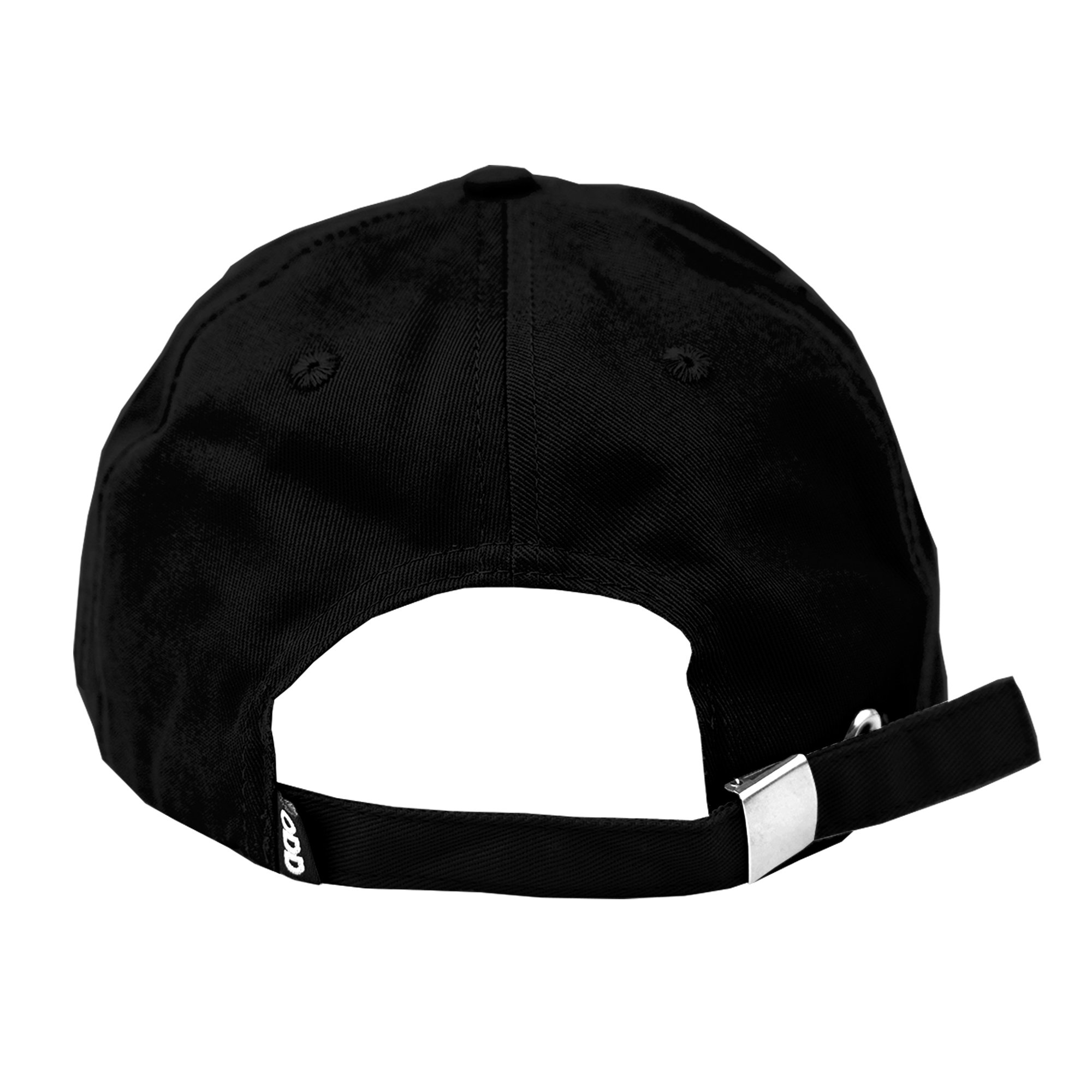 HiGH black adjustable strap-back dad hat